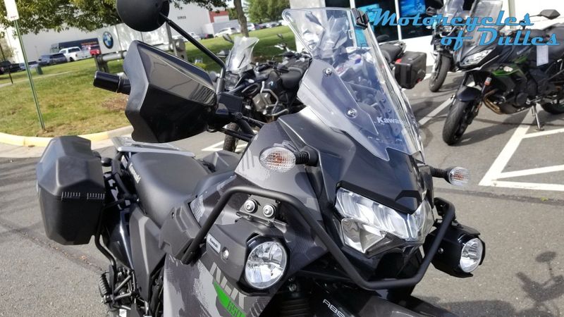 2023 Kawasaki KLR 650 in a Black exterior color. Motorcycles of Dulles 571.934.4450 motorcyclesofdulles.com 