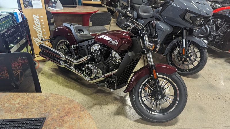 2024 INDIAN MOTORCYCLE SCOUT ABS MAROON METALLIC 49STImage 1