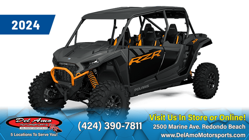 2024 Polaris Z24NMF99BM  in a MATTE TITANIUM/ONYX BLACK exterior color. Del Amo Motorsports of Redondo Beach (424) 304-1660 delamomotorsports.com 