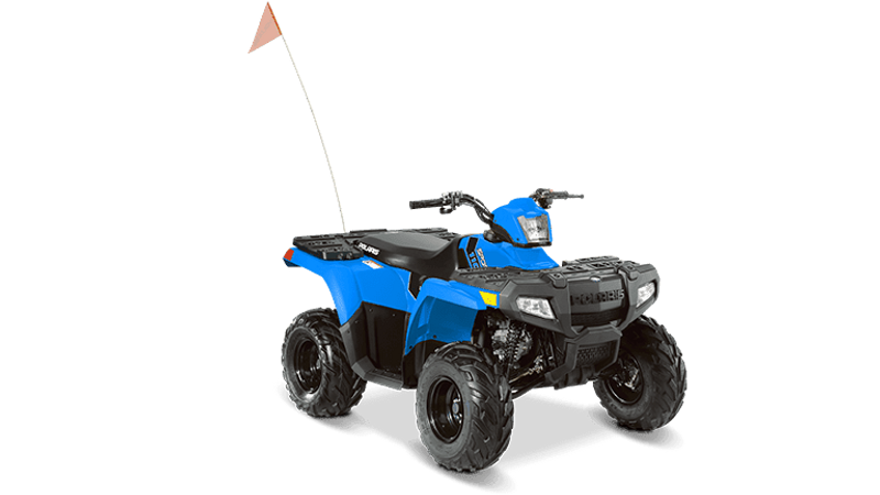 USED 2023 POLARIS SPORTSMAN 110 - VELOCITY BLUE Image 1