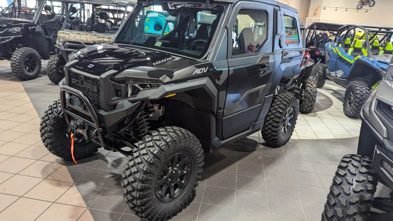 2025 POLARIS XPEDITION ADV NORTHSTAR MATTE SUPER GRAPHITE in a MATTE SUPER GRAPHITE exterior color. Family PowerSports (877) 886-1997 familypowersports.com 