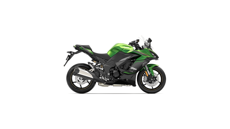 NEW 2025 KAWASAKI NINJA 1100SX SE  in a EMERALD BLAZED GREEN AND METALLIC DIABLO BLACK exterior color. Family PowerSports (877) 886-1997 familypowersports.com