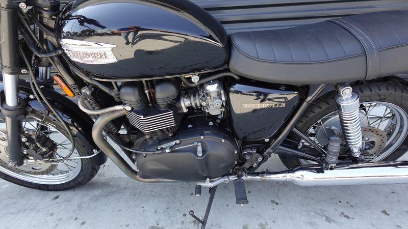 Used 2008 Triumph Bonneville Black Engine Base 