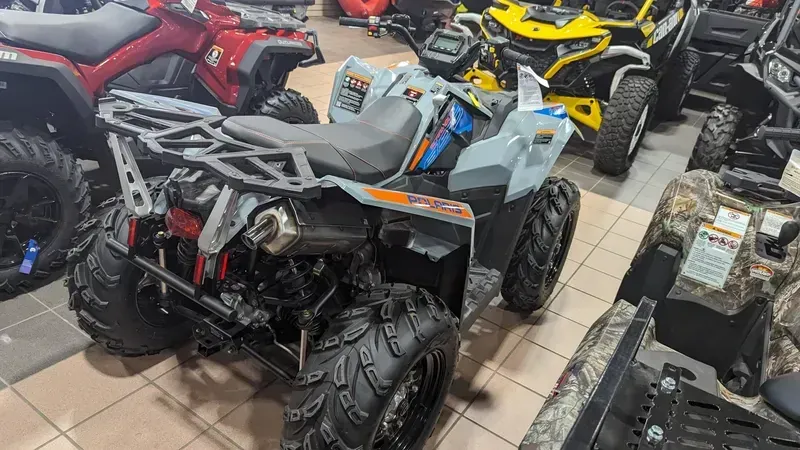 2024 Polaris SCRAMBLER 850 STORM GRAY AND RADAR BLUEImage 5