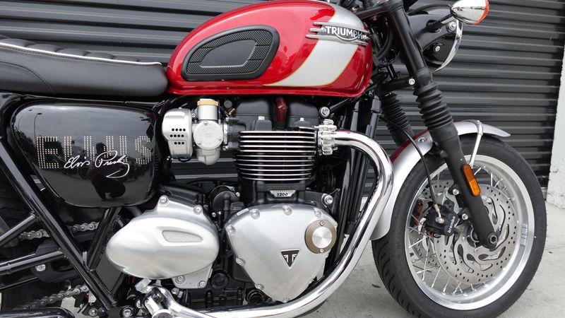 New 2025 Triumph Bonneville T120 Elvis Edition Euro 5a Elvis Presley Limited Edition 