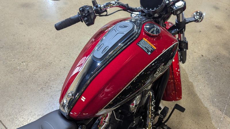 2025 Indian Motorcycle INDIAN SCOUT CLASSIC LIMITED WITH TECHNOLOGY PACKAGE SUNSET RED METALLICImage 8