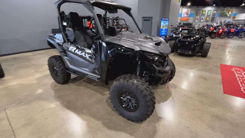 2025 Yamaha WOLVERINE RMAX2 1000 XT-R  in a MATTE GREY/METALLIC BLACK exterior color. Del Amo Motorsports of Redondo Beach (424) 390-7811 delamomotorsports.com 