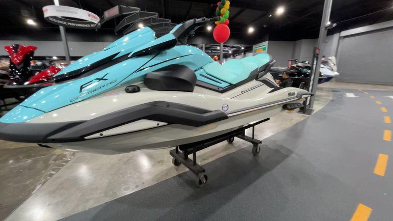 2025 Yamaha FX CRUISER HO W/AUDIO  in a MINT/PEARL exterior color. Del Amo Motorsports of Redondo Beach (424) 390-7811 delamomotorsports.com 