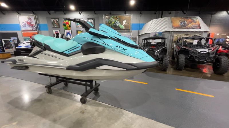 2025 Yamaha FX CRUISER HO W/AUDIO  in a MINT/PEARL exterior color. Del Amo Motorsports of Redondo Beach (424) 390-7811 delamomotorsports.com 