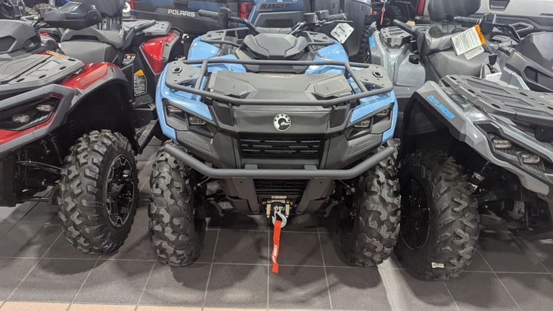 2025 CAN-AM OUTLANDER XT 700 SCANDI BLUE in a SCANDI BLUE exterior color. Family PowerSports (877) 886-1997 familypowersports.com 