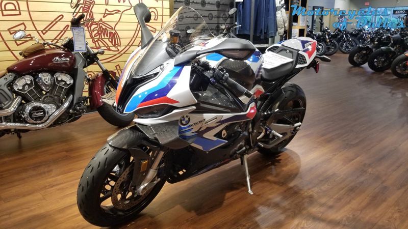 2021 BMW M 1000 RR in a Light White/Motorsport exterior color. Motorcycles of Dulles 571.934.4450 motorcyclesofdulles.com 
