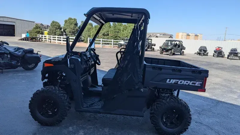 2025 CFMOTO UFORCE 600 in a NEBULA BLACK exterior color. Family PowerSports (877) 886-1997 familypowersports.com 