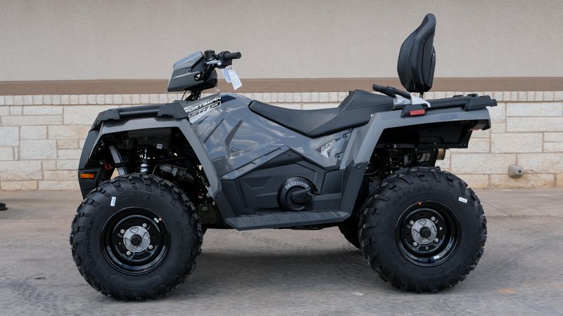 2025 POLARIS SPORTSMAN TOURING 570 EPS STEALTH GRAY in a STEALTH GRAY exterior color. Family PowerSports (877) 886-1997 familypowersports.com 