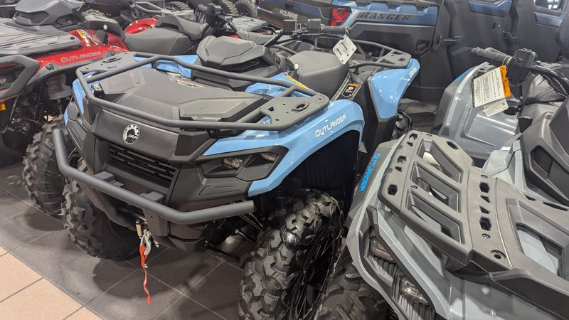 2025 CAN-AM OUTLANDER XT 700 SCANDI BLUE in a SCANDI BLUE exterior color. Family PowerSports (877) 886-1997 familypowersports.com 