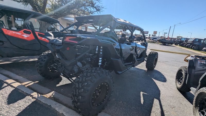 2025 CAN-AM MAVERICK X3 MAX X RS TURBO RR TRIPLE BLACK in a TRIPLE BLACK exterior color. Family PowerSports (877) 886-1997 familypowersports.com 