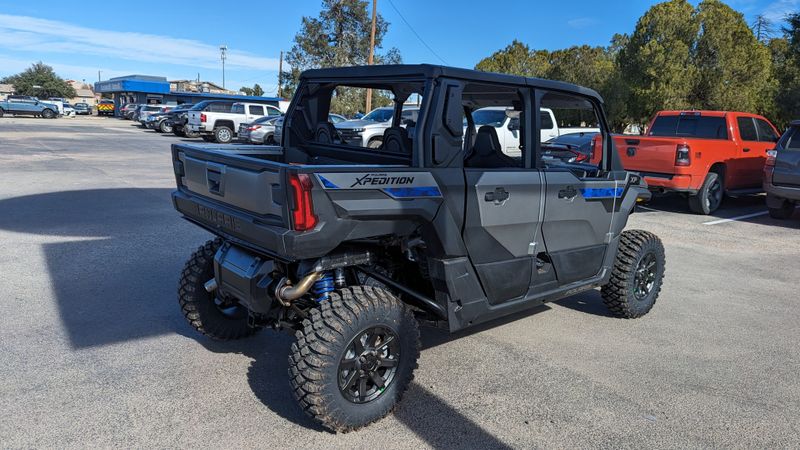 2024 POLARIS XPEDITION XP 5 1000 Ult Matte Heavy Metal in a GRAY exterior color. Family PowerSports (877) 886-1997 familypowersports.com 