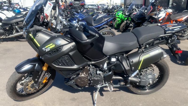 2021 Yamaha XTZ12EMCB  in a BLACK exterior color. Del Amo Motorsports of Long Beach (562) 362-3160 delamomotorsports.com 