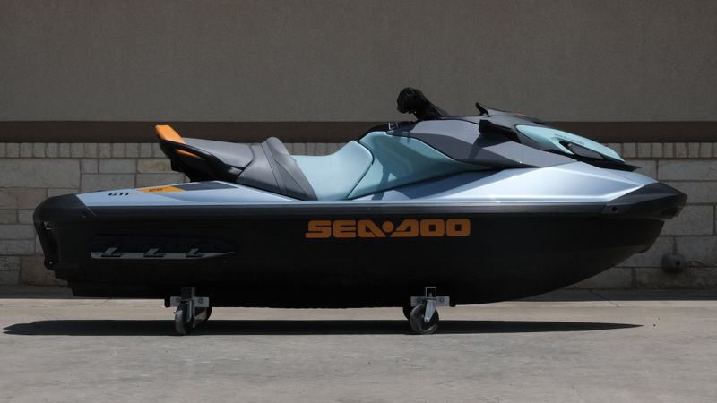 2023 SEADOO PWC GTI SE 130 IBR  in a SILVER-MINT exterior color. Family PowerSports (877) 886-1997 familypowersports.com 