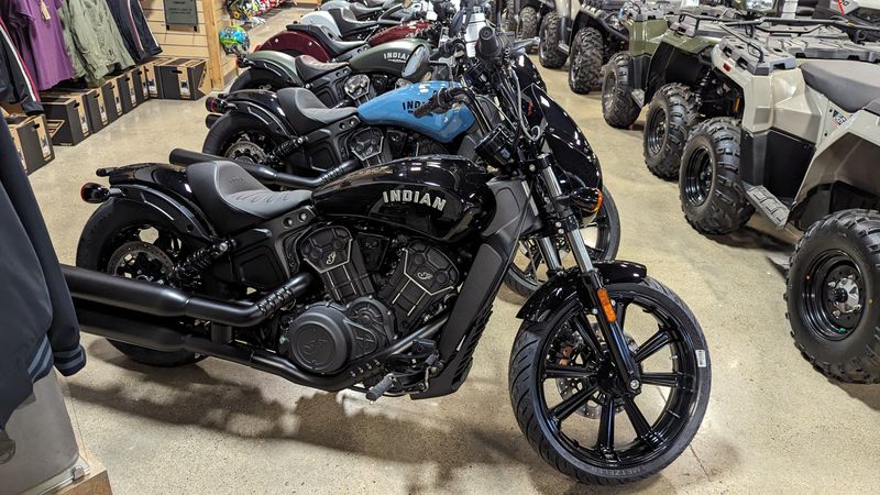 2024 INDIAN MOTORCYCLE SCOUT ROGUE SIXTY BLACK METALLIC 49ST BaseImage 1