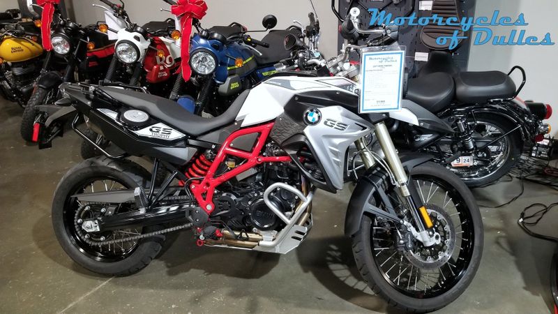 2017 BMW F 800 GS in a Light White exterior color. Motorcycles of Dulles 571.934.4450 motorcyclesofdulles.com 