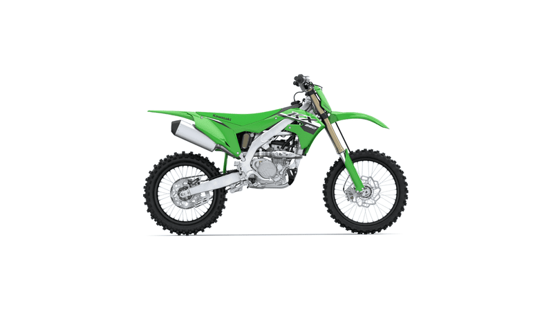 2024 Kawasaki KX 250 in a Lime Green exterior color. New England Powersports 978 338-8990 pixelmotiondemo.com 