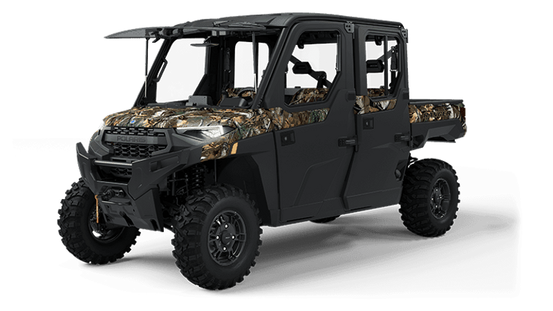 NEW 2025 POLARIS RANGER CREW XP 1000 NORTHSTAR EDITION ULTIMATE  in a POLARIS PURSUIT CAMO exterior color. Family PowerSports (877) 886-1997 familypowersports.com 
