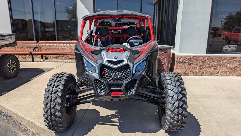 2025 Can-Am MAVERICK MAX XRS 72 TURBO RR FIERY RED AND HYPER SILVERImage 6