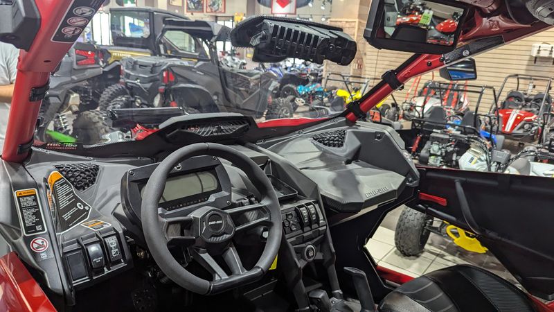 2025 Can-Am MAVERICK MAX XRS 72 TURBO RR FIERY RED AND HYPER SILVERImage 12