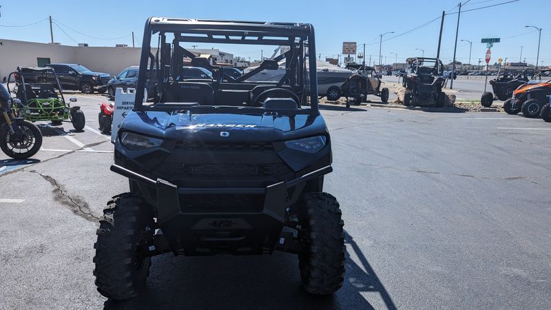 2024 POLARIS RGR CREW XP 1000 PREM  AZURE CRYSTAL MET in a AZURE CRYSTAL exterior color. Family PowerSports (877) 886-1997 familypowersports.com 