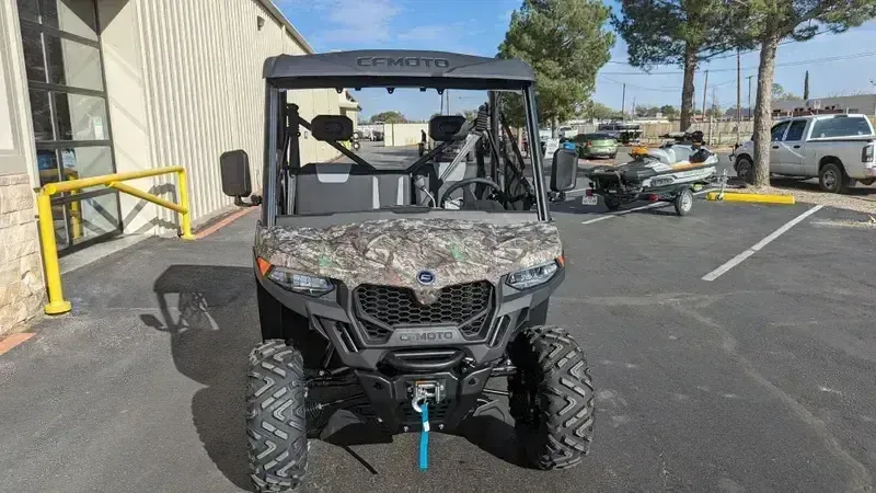 2025 CFMOTO UFORCE 600 in a TRUE TIMBER CAMO exterior color. Family PowerSports (877) 886-1997 familypowersports.com 