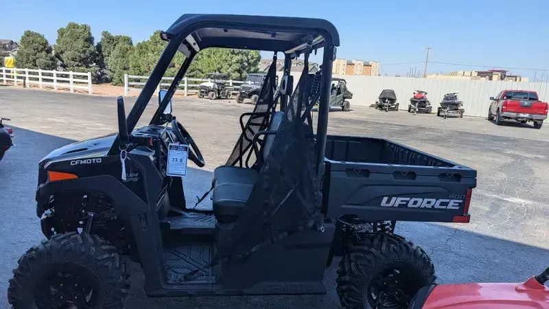 2025 CFMOTO UFORCE 600 in a NEBULA BLACK exterior color. Family PowerSports (877) 886-1997 familypowersports.com 