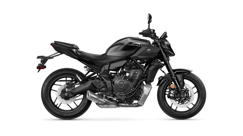 2025 Yamaha MT07 MATTE CHARCOAL BLACKImage 1