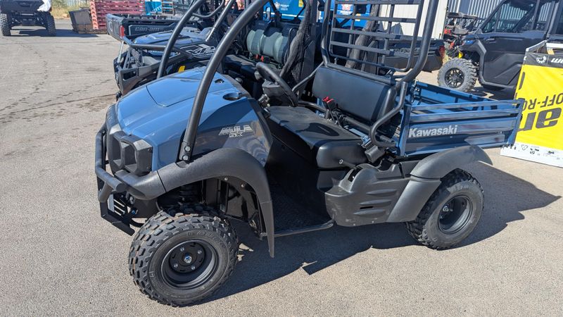 2025 KAWASAKI MULE SX GRAYISH BLUE in a GRAYISH BLUE exterior color. Family PowerSports (877) 886-1997 familypowersports.com 