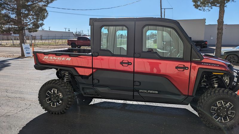 2024 Polaris RANGER CREW XD 1500 NORTHSTAR EDITION ULTIMATE SUNSET REDImage 3