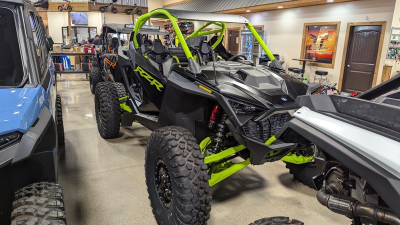 2024 POLARIS RZR PRO R ULTIMATE  ONYX BLACK in a BLACK exterior color. Family PowerSports (877) 886-1997 familypowersports.com 