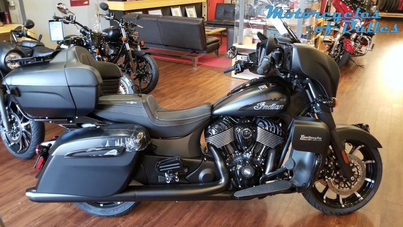 2023 Indian Motorcycle Roadmaster in a Black Smoke exterior color. Motorcycles of Dulles 571.934.4450 motorcyclesofdulles.com 