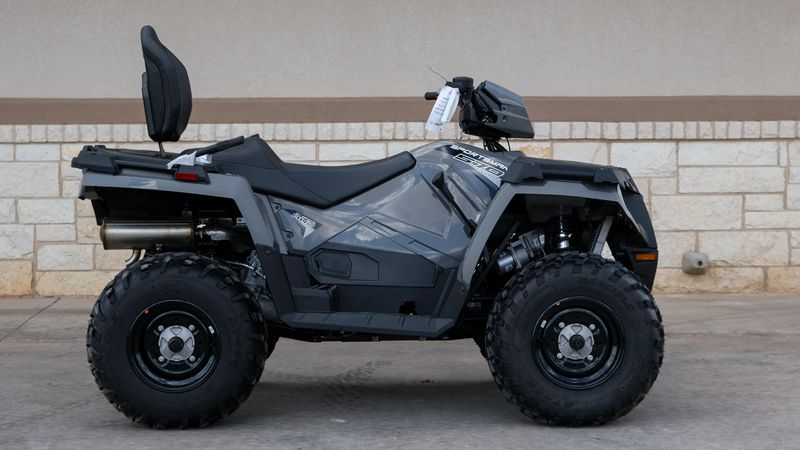 2025 POLARIS SPORTSMAN TOURING 570 EPS STEALTH GRAY in a STEALTH GRAY exterior color. Family PowerSports (877) 886-1997 familypowersports.com 