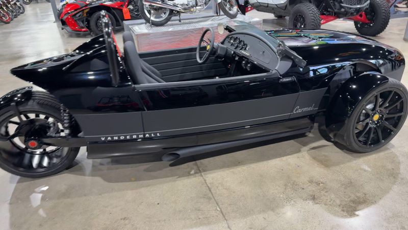 2024 Vanderhall CARMEL BLACKJACK  in a BLACK exterior color. Del Amo Motorsports of Redondo Beach (424) 390-7811 delamomotorsports.com 