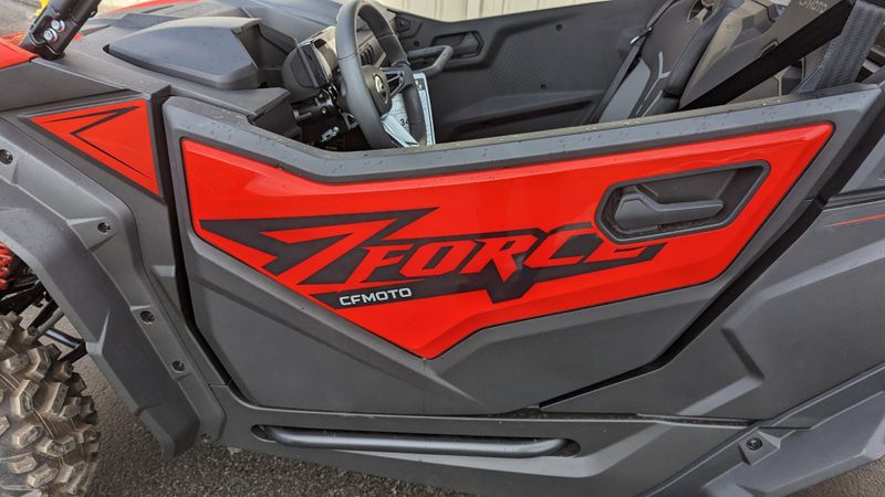 2024 CFMOTO ZFORCE 950 Sport CF1000SZ3A in a RED exterior color. Family PowerSports (877) 886-1997 familypowersports.com 