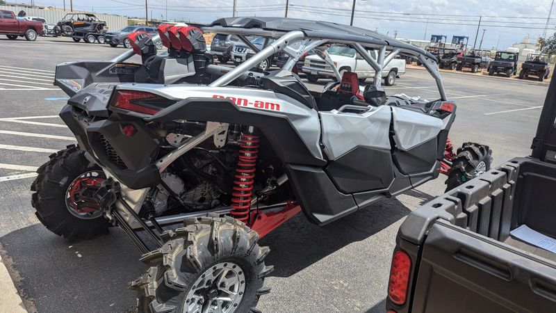 2025 Can-Am MAVERICK MAX XMR 72 TURBO RR HYPER SILVER AND LEGION REDImage 7