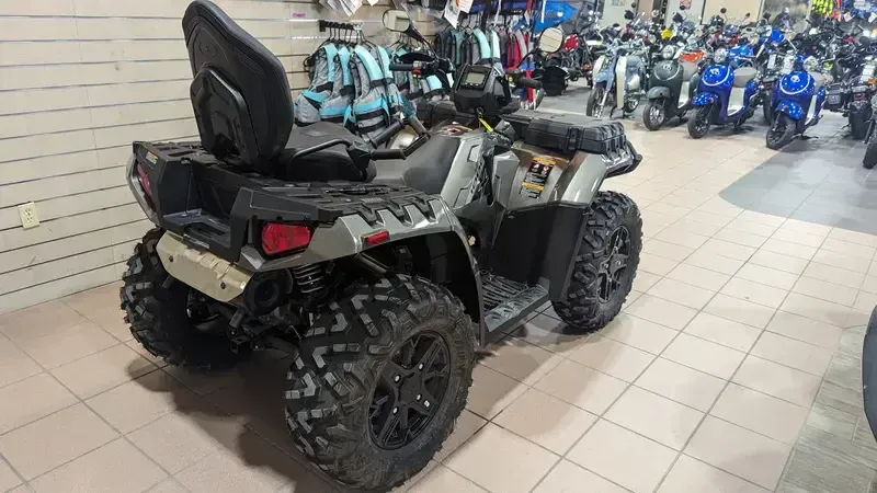 2024 POLARIS SPORTSMAN TOURING XP 1000 TRAIL HEAVY METAL in a HEAVY METAL exterior color. Family PowerSports (877) 886-1997 familypowersports.com 