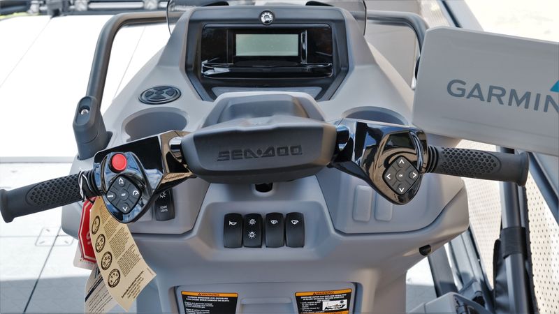 2024 SEADOO SWITCH SPORT 18 320HP  in a YELLOW exterior color. Family PowerSports (877) 886-1997 familypowersports.com 