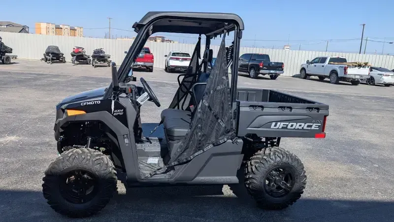 2025 CFMOTO UFORCE 600 in a NEBULA BLACK exterior color. Family PowerSports (877) 886-1997 familypowersports.com 