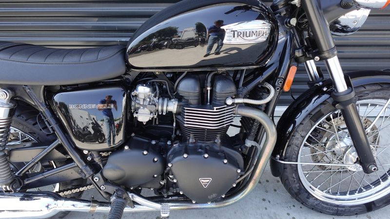 Used 2008 Triumph Bonneville Black Engine Base 