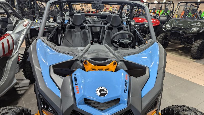 2025 Can-Am MAVERICK MAX RS 72 TURBO RR SCANDI BLUE AND ORANGE CRUSHImage 5