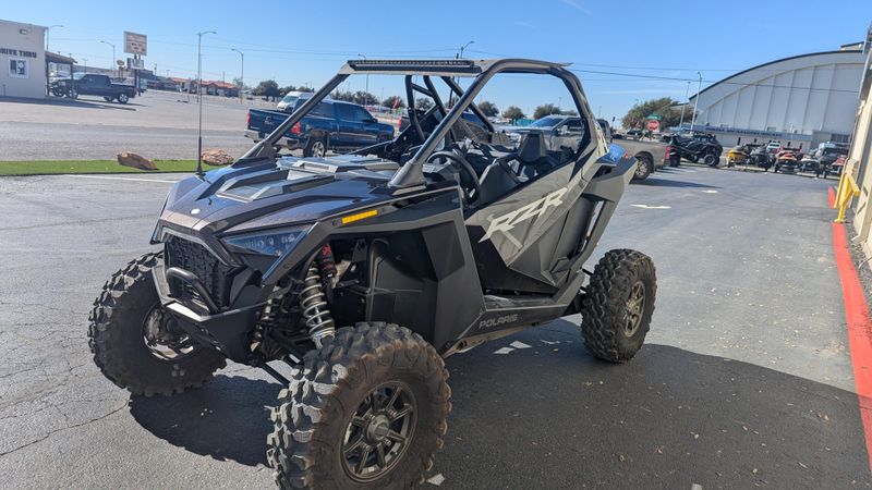 2024 POLARIS RZR PRO XP ULTIMATE  SUPER GRAPHITE in a GRAPHITE exterior color. Family PowerSports (877) 886-1997 familypowersports.com 