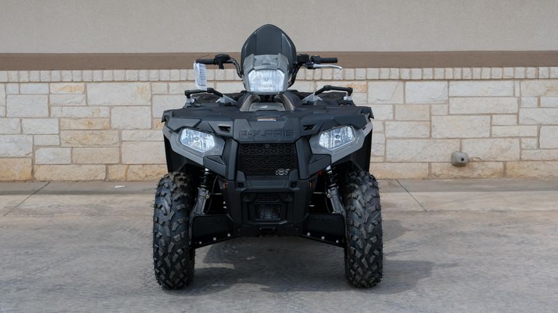 2025 POLARIS SPORTSMAN TOURING 570 EPS STEALTH GRAY in a STEALTH GRAY exterior color. Family PowerSports (877) 886-1997 familypowersports.com 