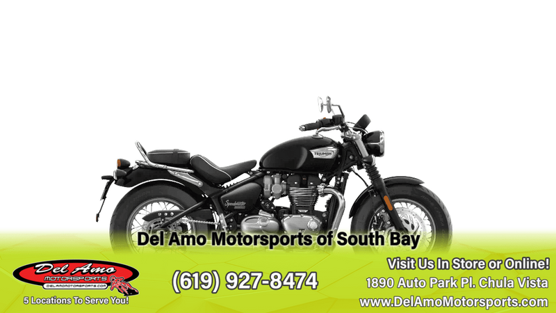 2024 Triumph BONNEVILLE SPEEDMASTER  in a JET BLACK exterior color. Del Amo Motorsports of South Bay (619) 547-1937 delamomotorsports.com 