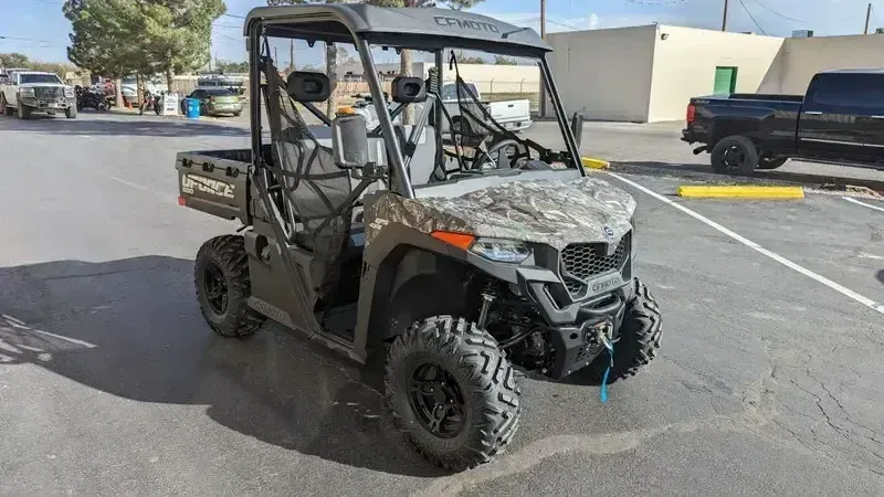 2025 CFMOTO UFORCE 600 in a TRUE TIMBER CAMO exterior color. Family PowerSports (877) 886-1997 familypowersports.com 