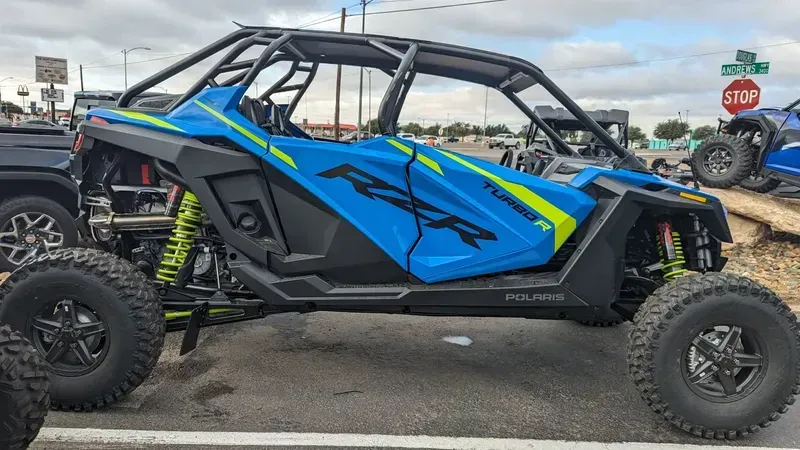 2024 Polaris RZR TURBO R 4 PREMIUM VELOCITY BLUEImage 4